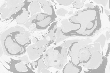 Gümüş mermer arka planda boya sıçramış desen