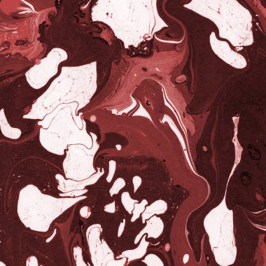 Boya desenli kırmızı mermer arkaplan