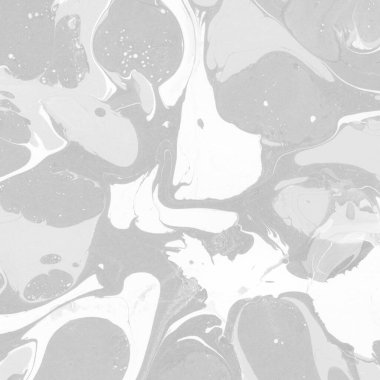 Gümüş mermer arka planda boya sıçramış desen