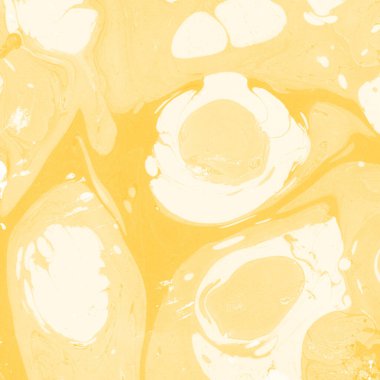 Sarı mermer arkaplan boya sıçrama deseni ile