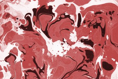 Boya desenli kırmızı mermer arkaplan