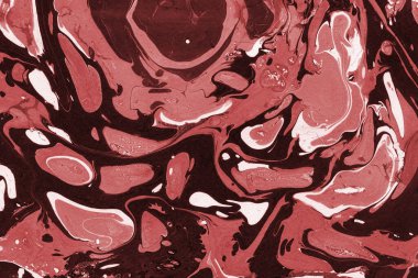 Boya desenli kırmızı mermer arkaplan