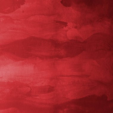 Kağıt zemin üzerinde beyaz gerçekçi suluboya desenli kırmızı.