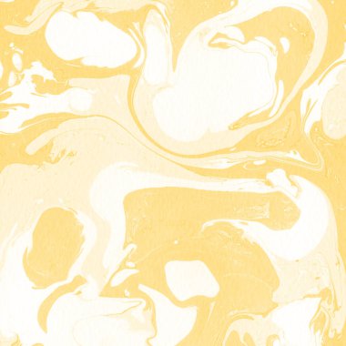Sarı mermer arkaplan boya sıçrama deseni ile