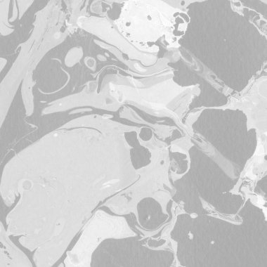 Gümüş mermer arka planda boya sıçramış desen