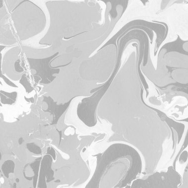 Gümüş mermer arka planda boya sıçramış desen