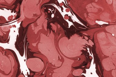 Boya desenli kırmızı mermer arkaplan