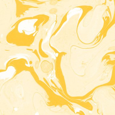 Sarı mermer arkaplan boya sıçrama deseni ile