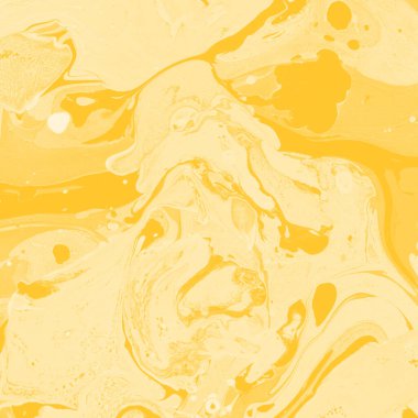 Sarı mermer arkaplan boya sıçrama deseni ile