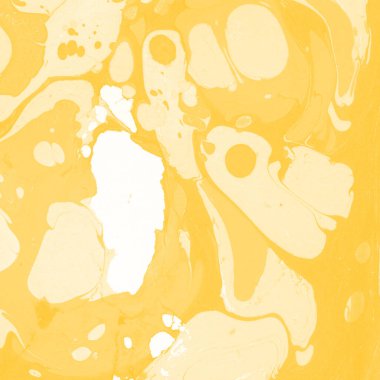 Sarı mermer arkaplan boya sıçrama deseni ile