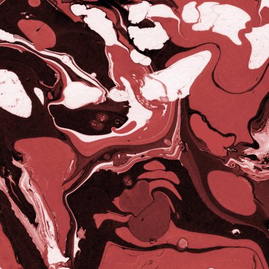Boya desenli kırmızı mermer arkaplan