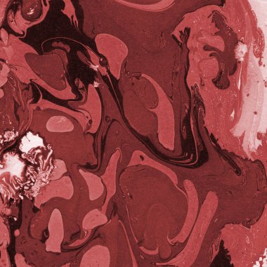 Boya desenli kırmızı mermer arkaplan