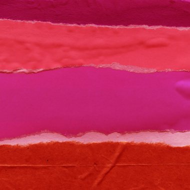 Çeşitli kağıtların kolajı, renkli soyut arkaplan  