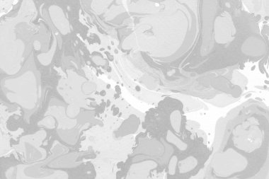 Gümüş mermer arka planda boya sıçramış desen