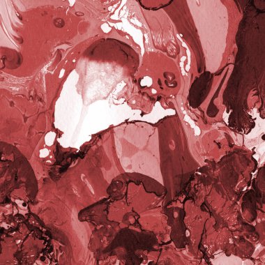 Boya desenli kırmızı mermer arkaplan
