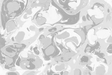 Gümüş mermer arka planda boya sıçramış desen