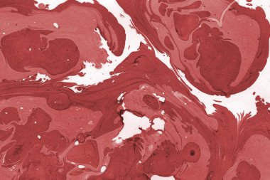 Boya desenli kırmızı mermer arkaplan