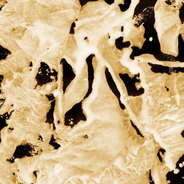 Beyaz kağıt arka planda renkli mürekkep ve suluboya doku. Gradyan boya darbeleri ve kalsiyum kaybı etkisi. El boyaması gouache soyut görüntü. Tuvali dağıt..