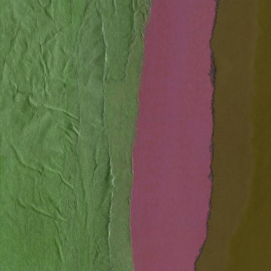 Çeşitli kağıtların kolajı, renkli soyut arkaplan  