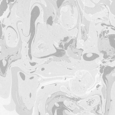 Gümüş mermer arka planda boya sıçramış desen