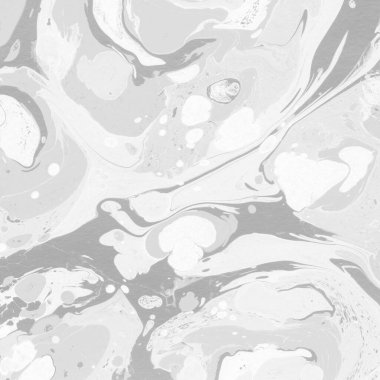 Gümüş mermer arka planda boya sıçramış desen