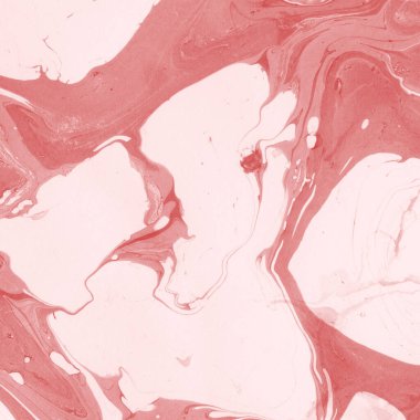 Boya desenli kırmızı mermer arkaplan