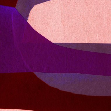 Çeşitli kağıtların kolajı, renkli soyut arkaplan  