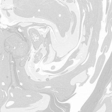 Gümüş mermer arka planda boya sıçramış desen
