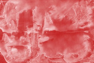 Beyaz kağıt arka planda renkli mürekkep ve suluboya doku. Gradyan boya darbeleri ve kalsiyum kaybı etkisi. El boyaması gouache soyut görüntü. Tuvali dağıt..