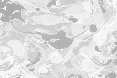 Gümüş mermer arka planda boya sıçramış desen