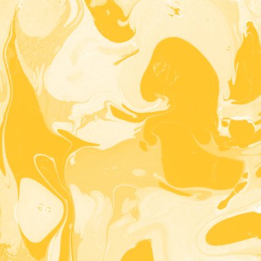 Sarı mermer arkaplan boya sıçrama deseni ile