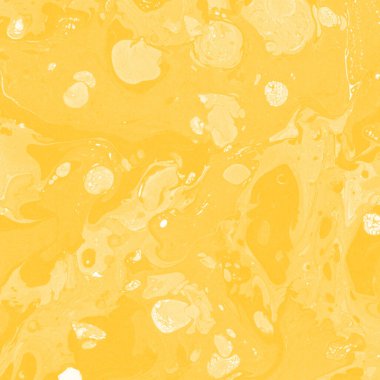 Sarı mermer arkaplan boya sıçrama deseni ile