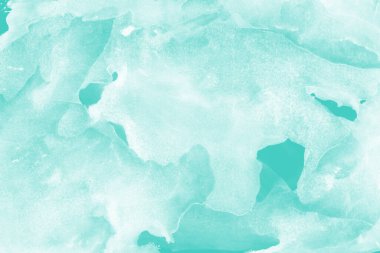 Beyaz kağıt arka planda renkli mürekkep ve suluboya doku. Gradyan boya darbeleri ve kalsiyum kaybı etkisi. El boyaması gouache soyut görüntü. Tuvali dağıt..