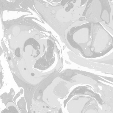 Gümüş mermer arka planda boya sıçramış desen