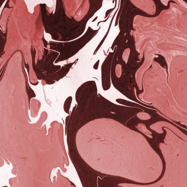 Boya desenli kırmızı mermer arkaplan