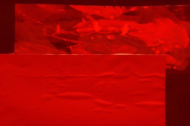 Çeşitli kağıtların kolajı, renkli soyut arkaplan  