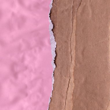 Çeşitli kağıtların kolajı, renkli soyut arkaplan  