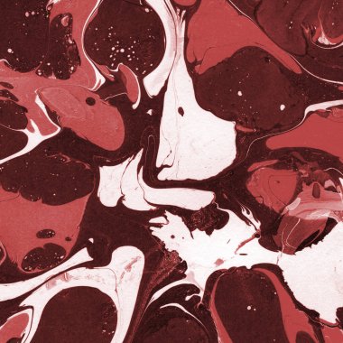 Boya desenli kırmızı mermer arkaplan