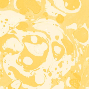 Sarı mermer arkaplan boya sıçrama deseni ile