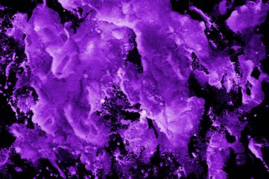 Beyaz kağıt arka planda renkli mürekkep ve suluboya doku. Gradyan boya darbeleri ve kalsiyum kaybı etkisi. El boyaması gouache soyut görüntü. Tuvali dağıt..