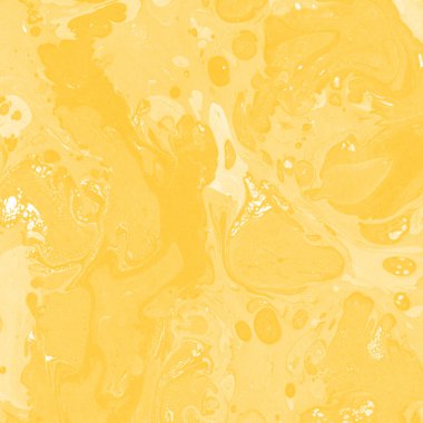 Sarı mermer arkaplan boya sıçrama deseni ile