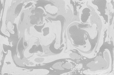 Gümüş mermer arka planda boya sıçramış desen