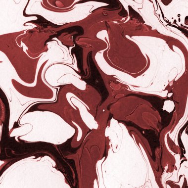 Boya desenli kırmızı mermer arkaplan