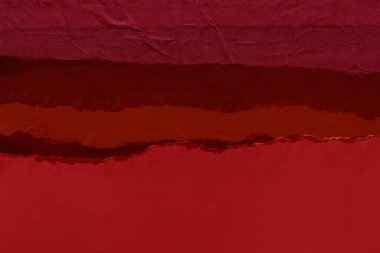 Çeşitli kağıtların kolajı, renkli soyut arkaplan  