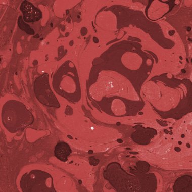 Boya desenli kırmızı mermer arkaplan