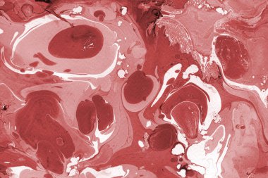 Boya desenli kırmızı mermer arkaplan