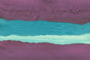 Çeşitli kağıtların kolajı, renkli soyut arkaplan  