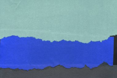 Çeşitli kağıtların kolajı, renkli soyut arkaplan  