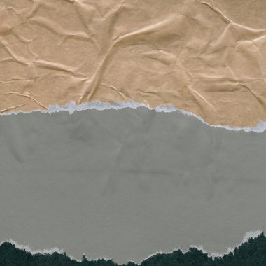 Çeşitli kağıtların kolajı, renkli soyut arkaplan  