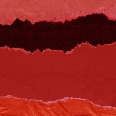 Çeşitli kağıtların kolajı, renkli soyut arkaplan  